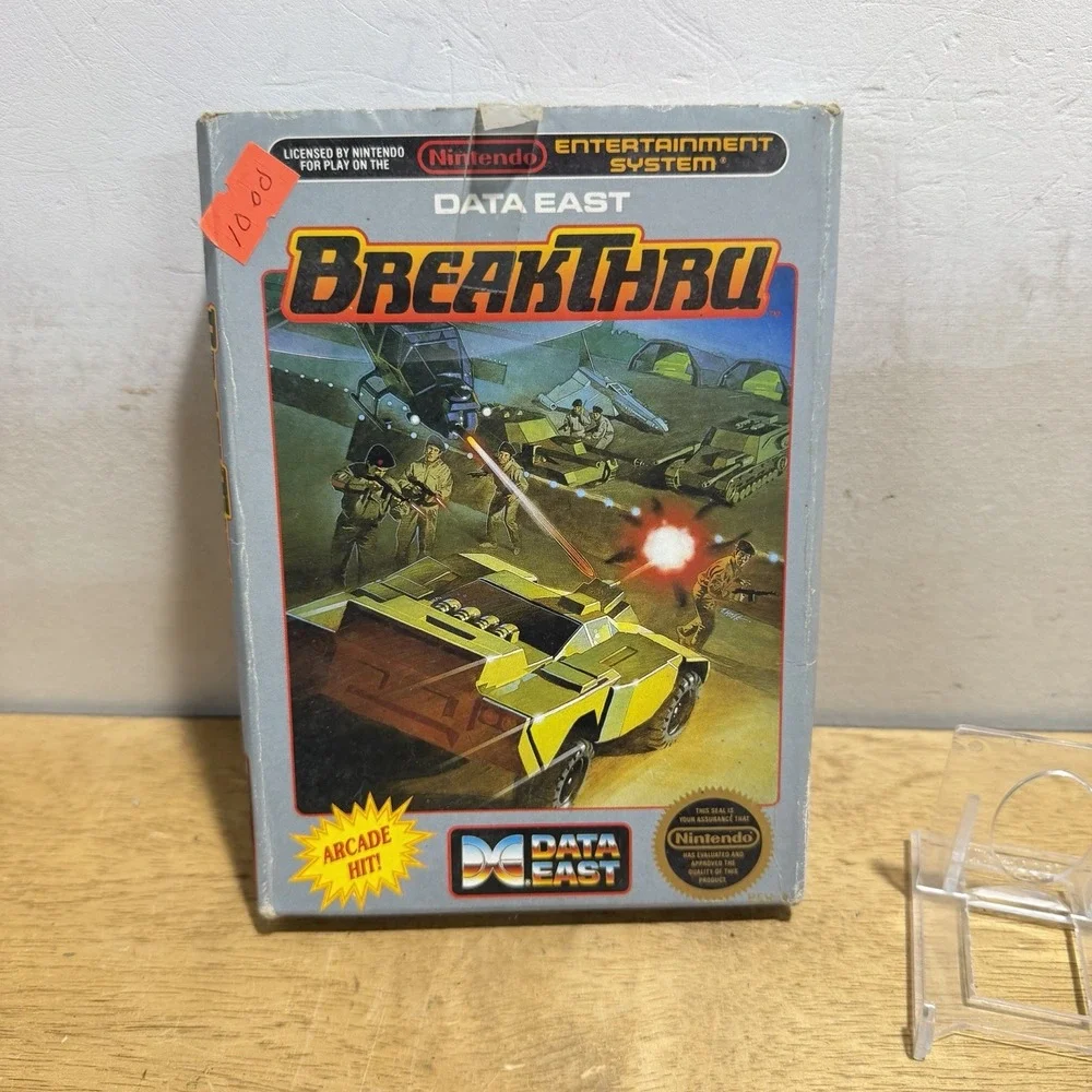BreakThru NES Nintendo Entertainment System 1987 Data East W/ Box Tested